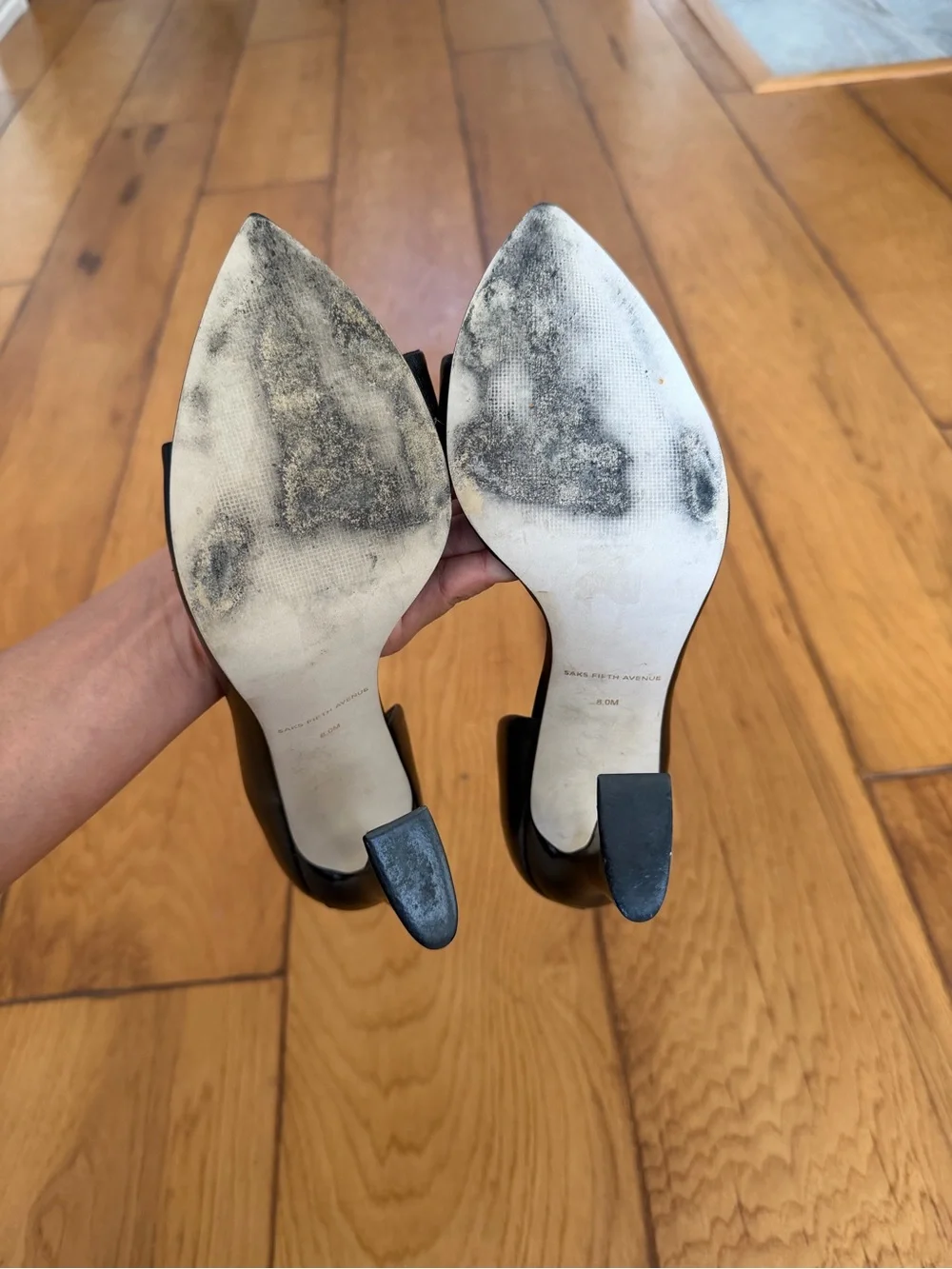 Saks Fifth Avenue D’Orsay Heels size 8